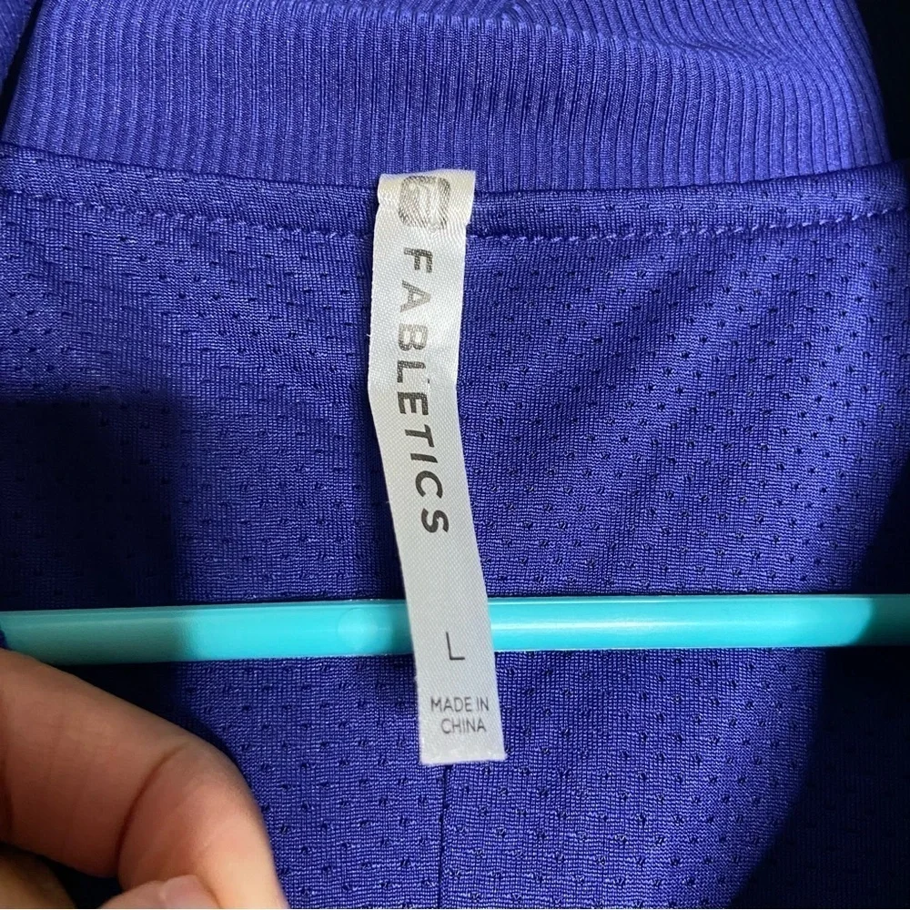 FABLETICS Long Sleeve Zip Up Light Jacket Size Large - Picture 3 of 5